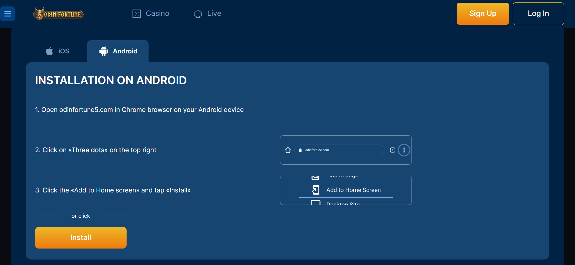 How to install the online pokies app on Android and iOS